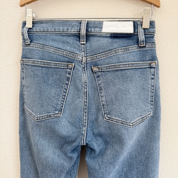 RE/DONE High-rise ankle crop jeans in Mid 90's Size 25 - Picture 4 of 5